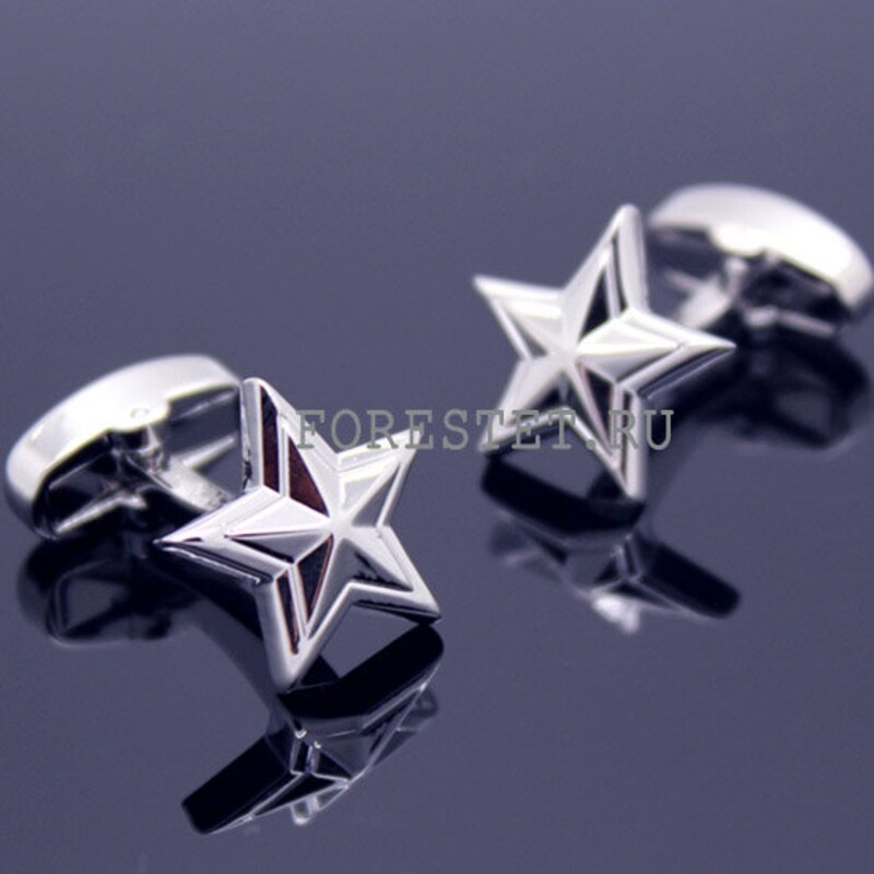 Запонки Звезда (StarSteel) Арт. 5339