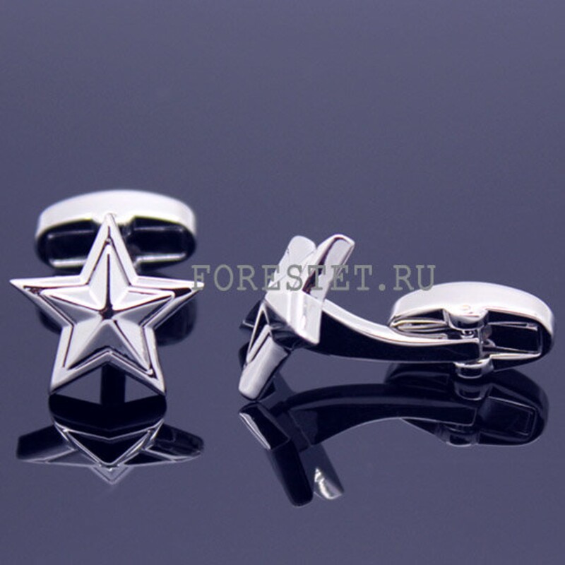 Запонки Звезда (StarSteel) Арт. 5339