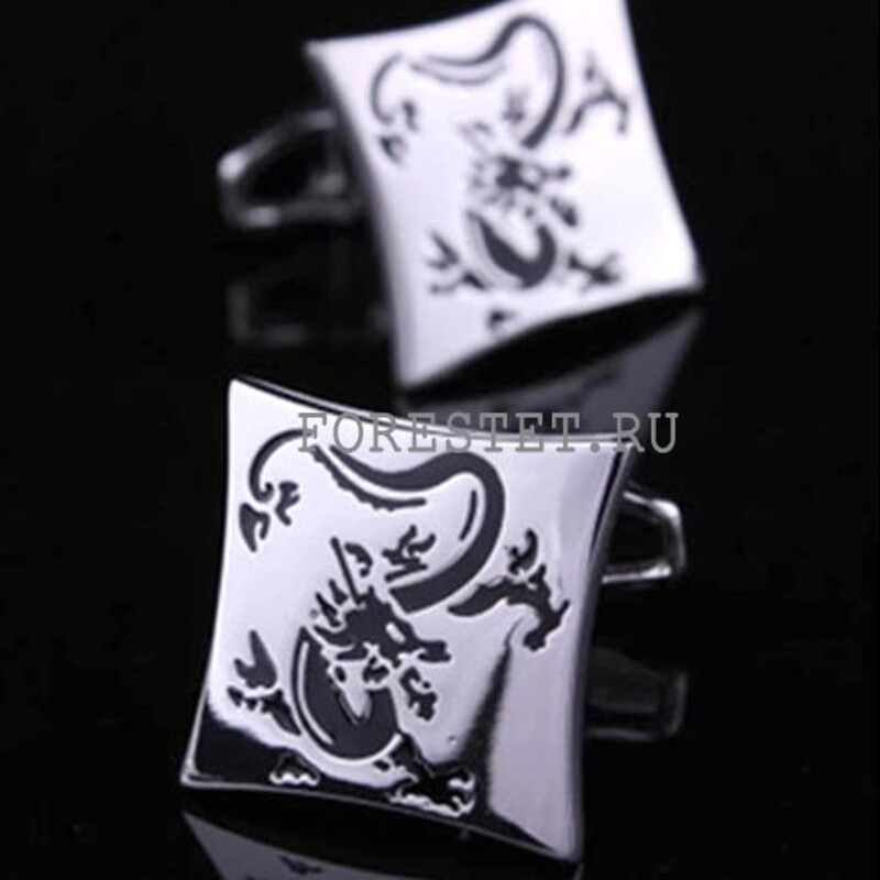 Запонки сталь DragonBlack (Арт. 5323)