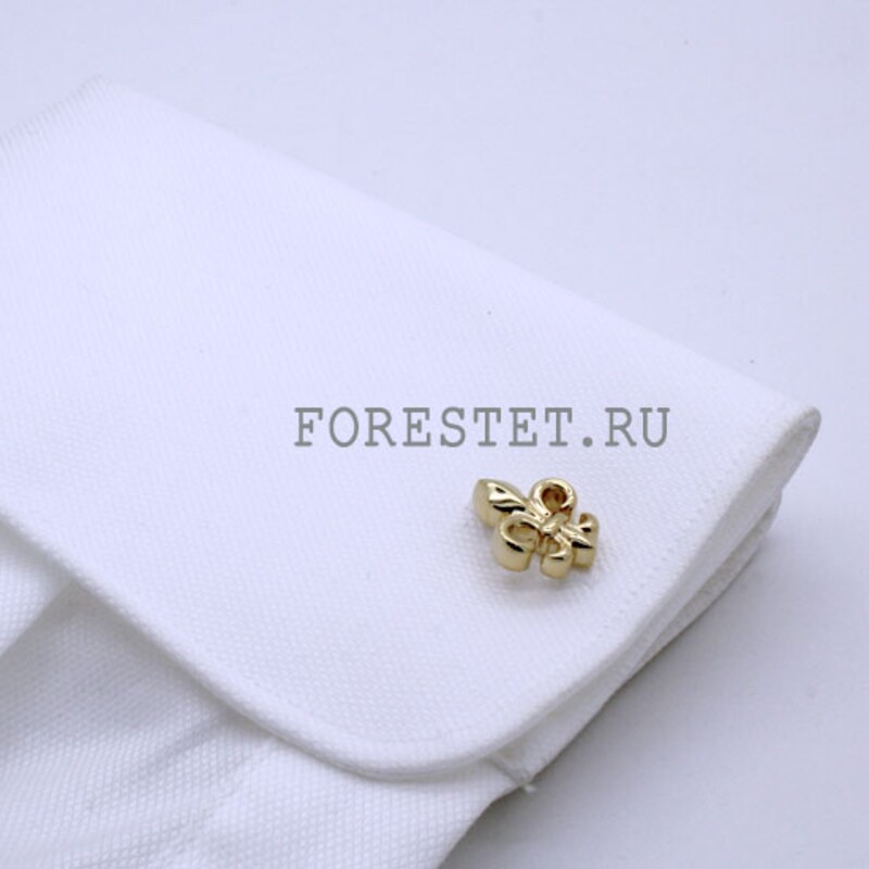 Запонки геральдическая лилия (Арт.4532)