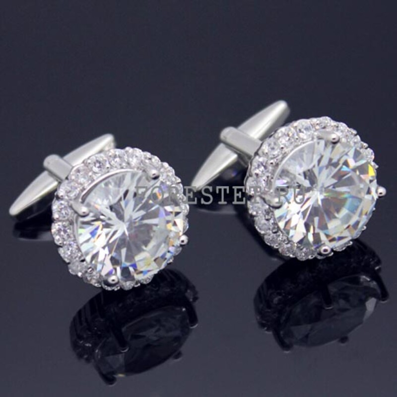 Запонки с кристаллом Swarovski (Арт. 5377)